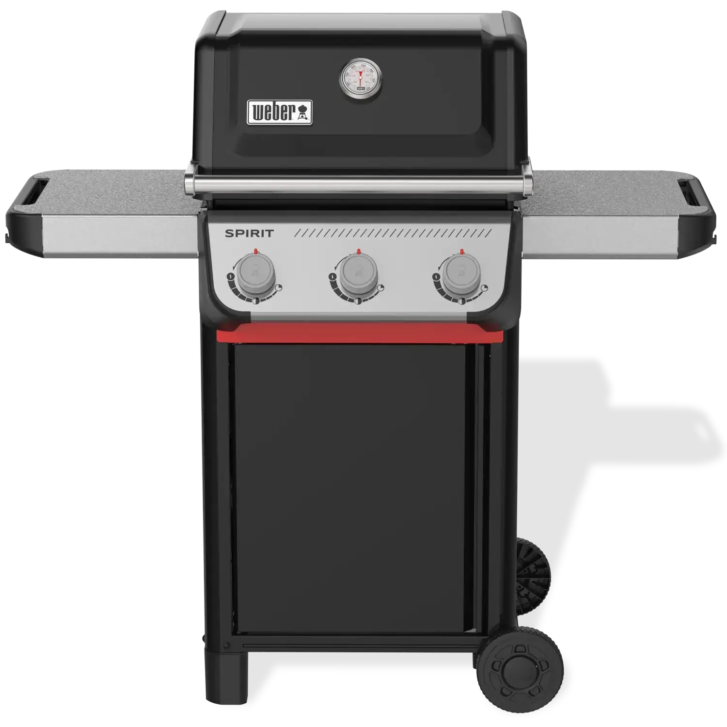Sort og kraftfuld gasgrill fra Weber med modelnavnet Spirit E-310